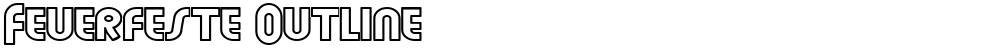 Feuerfeste Outline