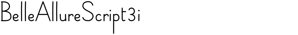 BelleAllureScript3i