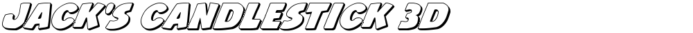 Jack's Candlestick 3D