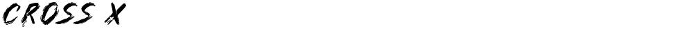 Cross X