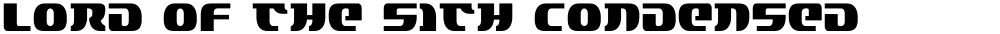 Lord of the Sith Condensed