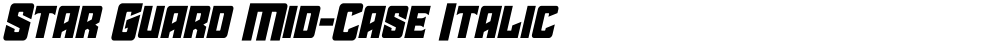 Star Guard Mid-Case Italic