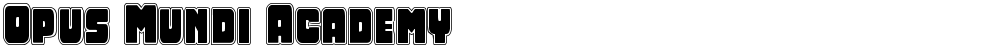 Opus Mundi Academy
