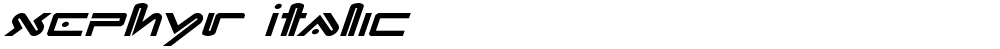 Xephyr Italic