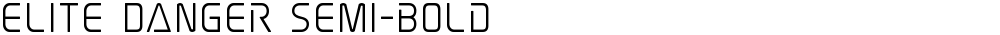 Elite Danger Semi-Bold