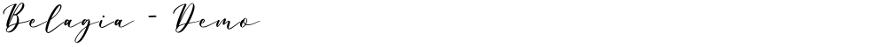 Belagia - Demo