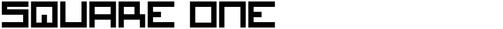 Square One