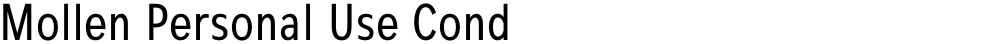 Mollen Personal Use Cond