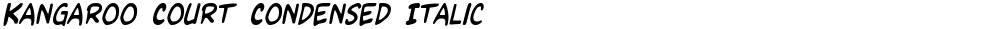 Kangaroo Court Condensed Italic