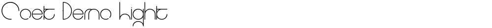 Coet Demo Light