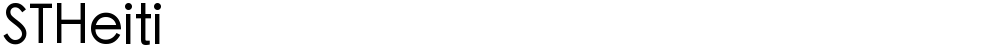 STHeiti