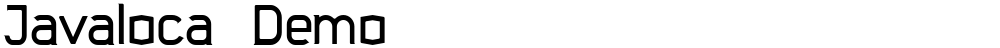 Javaloca - Demo