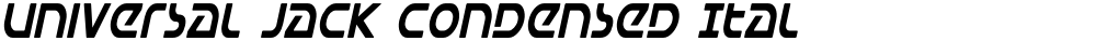 Universal Jack Condensed Ital