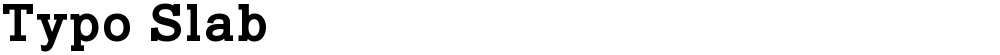 Typo Slab