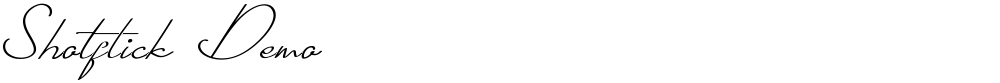 Shotflick Demo