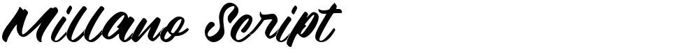 Millano Script