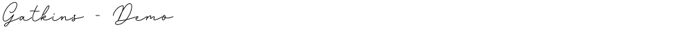 Gatkins - Demo