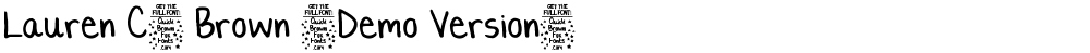 Lauren C. Brown (Demo Version)
