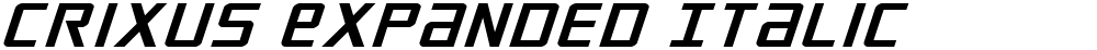 Crixus Expanded Italic