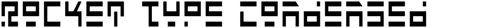 Rocket Type Condensed