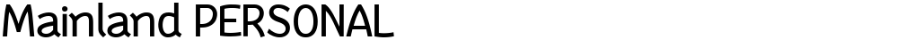 Mainland PERSONAL