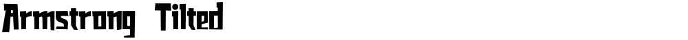 Armstrong Tilted