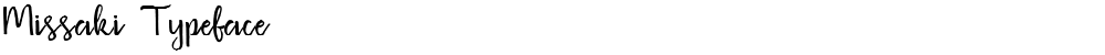 Missaki Typeface