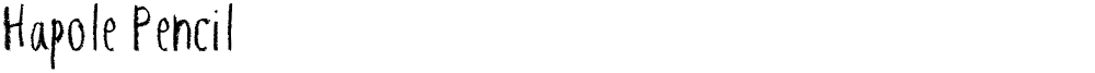 Hapole Pencil