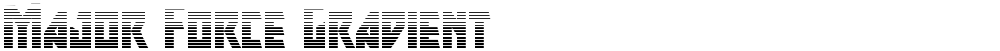 Major Force Gradient
