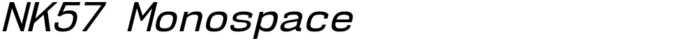NK57 Monospace