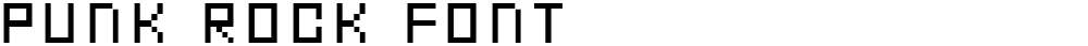 Punk Rock Font