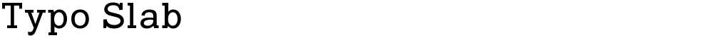 Typo Slab