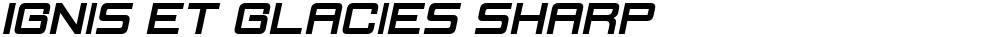 Ignis et Glacies Sharp
