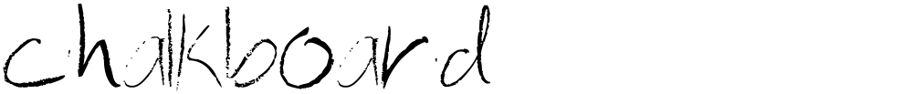 chalkboard