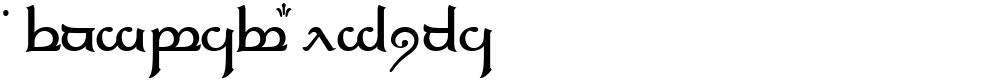 Tengwar Elfica