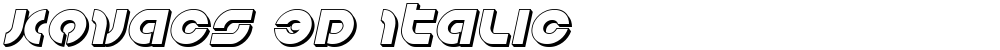 Kovacs 3D Italic