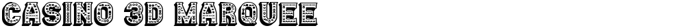 Casino 3D Marquee