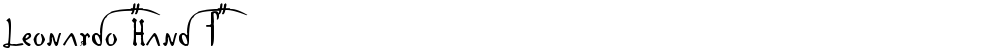 Leonardo Hand F