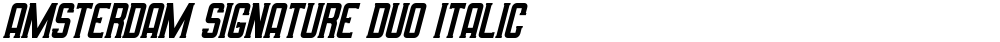 Amsterdam Signature Duo Italic