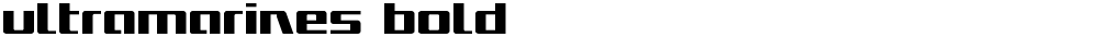 Ultramarines Bold