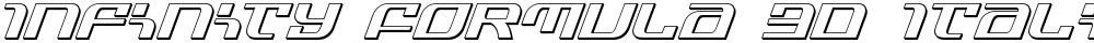 Infinity Formula 3D Italic
