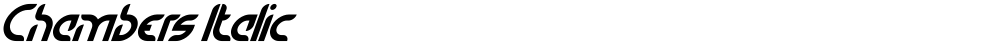 Chambers Italic