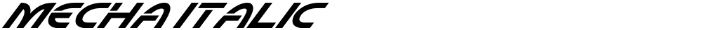 Mecha Italic