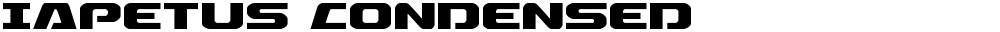 Iapetus Condensed