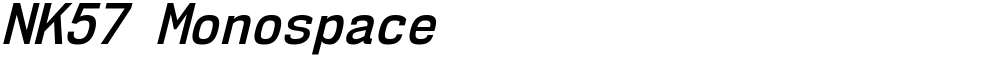NK57 Monospace