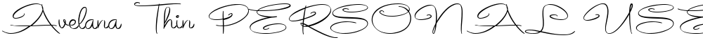 Avelana Thin PERSONAL USE