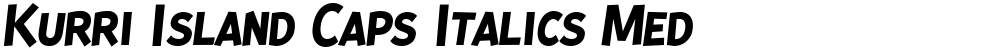Kurri Island Caps Italics Med