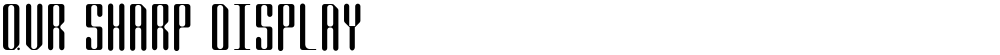 QVR Sharp Display