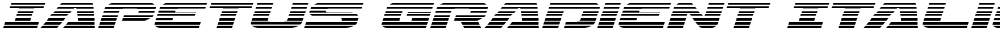 Iapetus Gradient Italic