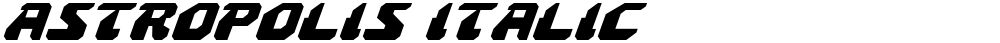 Astropolis Italic